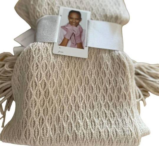 New York And Company NEW  Scarf and Glove Set - Beige Textured