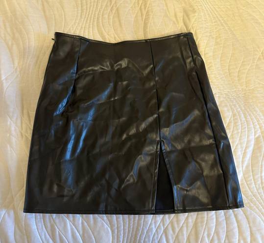 Edikted Leather Skirt 