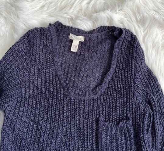 Full Tilt Navy Blue Knitted Sweater