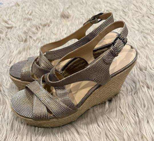 Via Spiga  espadrille wedges size 10