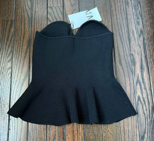 ZARA NWT strapless top