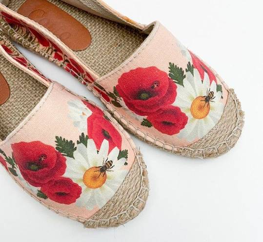 Daisy Cotto Floral  Bee Espadrilles Flats Ladybug