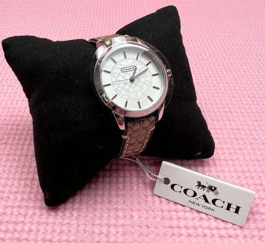 Coach  Classic Signature White Dial Ladies Watch New in Box