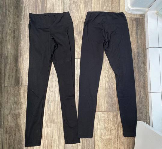 Felina 2 Pairs Of Black Leggings Sold Together 