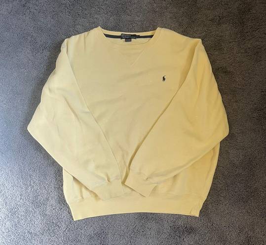 Polo Large light yellow  crewneck