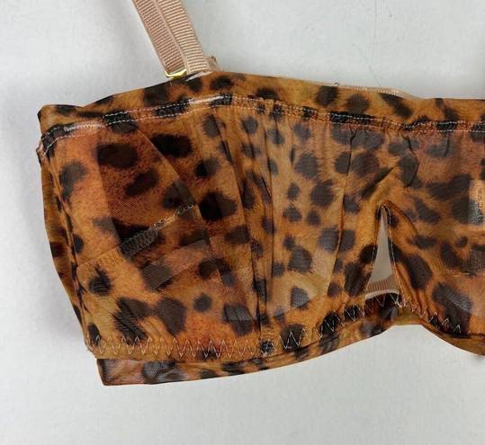 We Are HAH NWT  Wired Bra in Lanka Leopard Print Size 30-38B NEW