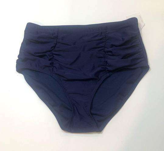 Raisin's  Curve Navy High Waist Brief Swim Bottom