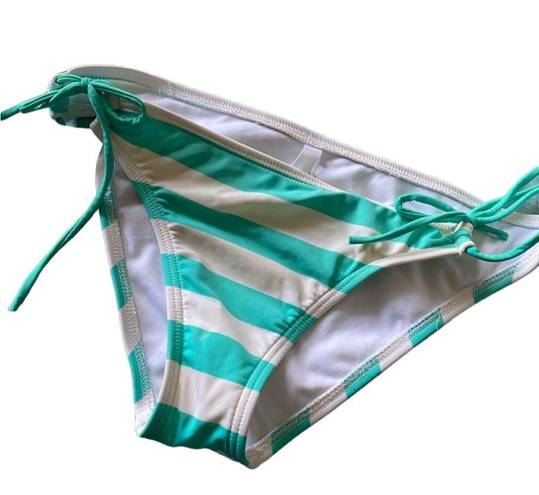 Aeropostale  Mint Green & White Striped Bikini Set Women’s Size Medium Swimwear!