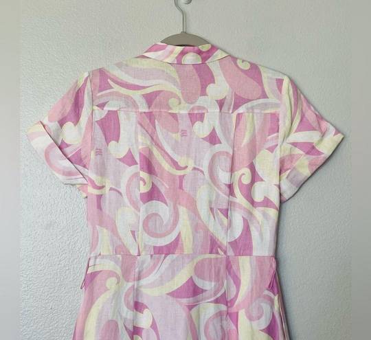 Hill House NWT  Lily Candy Kaleidoscope Pink Dress Size XXS