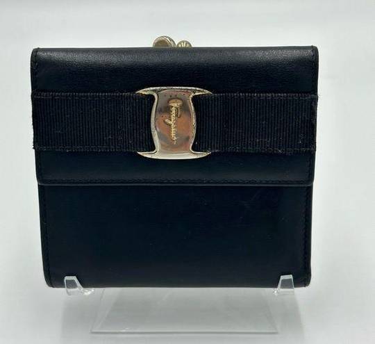 Salvatore Ferragamo  Vintage wallet Cordovan leather black