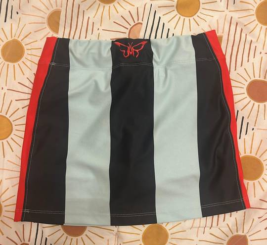 Puma Dua Lipa Striped Mini Athletic Skirt