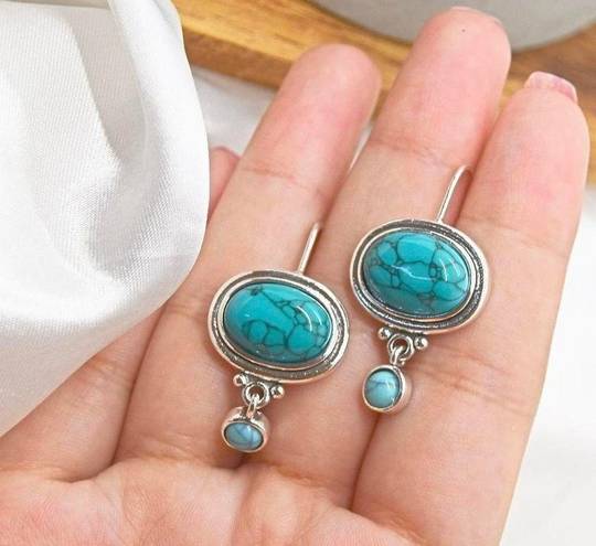 Small Turquoise Dangle Earrings