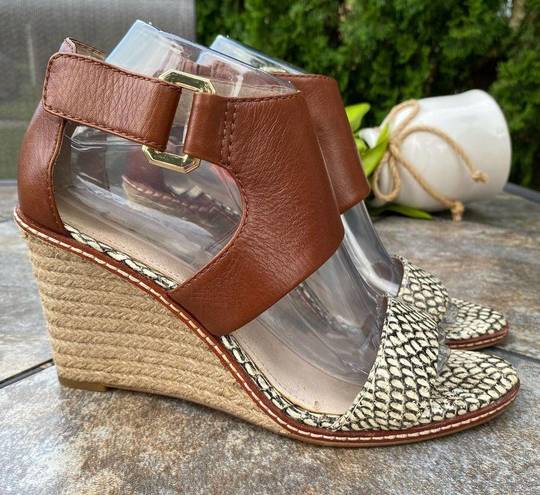 Louise et Cie  Rocco Snake Espadrille Wedge Sandals 8.5