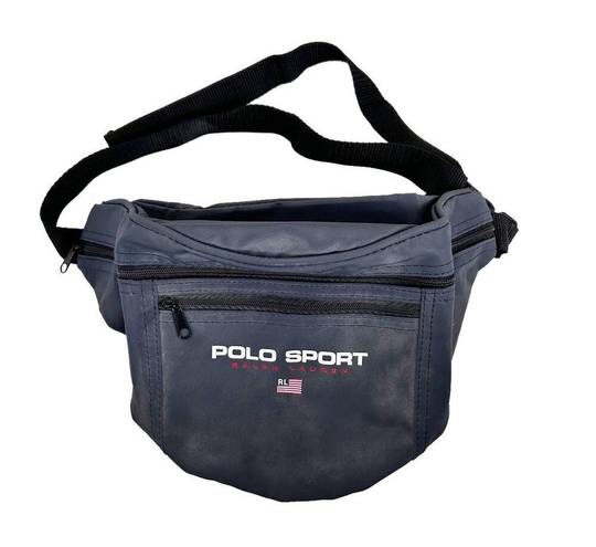 Polo Vintage 90s  Sport Ralph Lauren Gray Nylon Fanny Pack