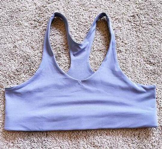 Girlfriend Collective  Lola Sports bra Light Blue Grey Size XXXL