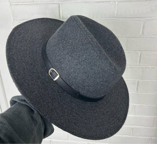 Torrid  Grey Wool Blend Melton Felt Hat Fedora Size M/L