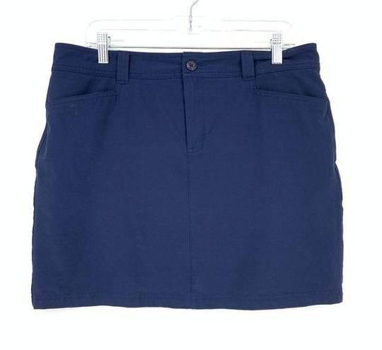 Eddie Bauer  Women's Size 10 Activewear Navy Blue Skort Pockets