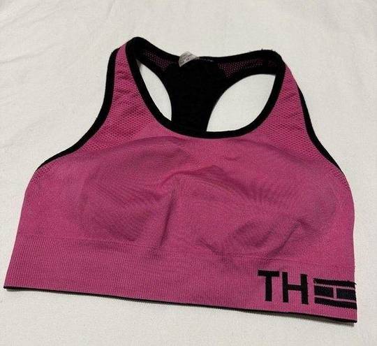 Tommy Hilfiger  Reversible Sports Bra Sz Extra Small XS Pink / Black