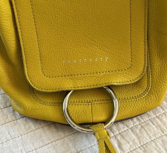 Anthropologie Anthro Sanctuary pebble leather flap over small crossbody bag adjustable