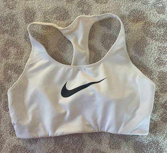 Nike White  Sports Bra