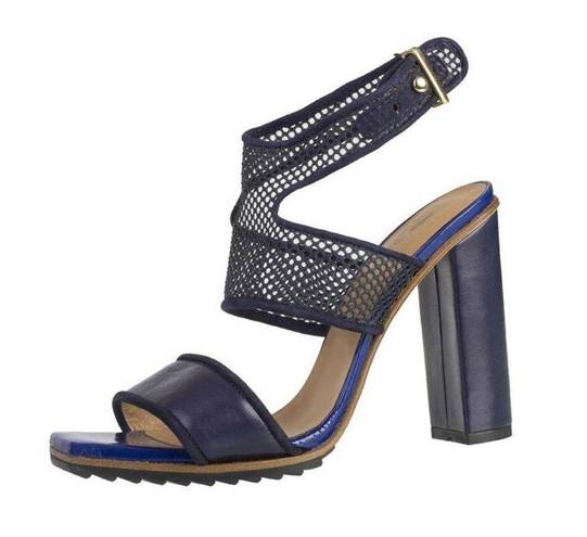 Lacoste  navy mesh heels