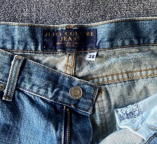 Juicy Couture  made in‎ the glamorous U.S.A Y2K blue jeans ( 28 )