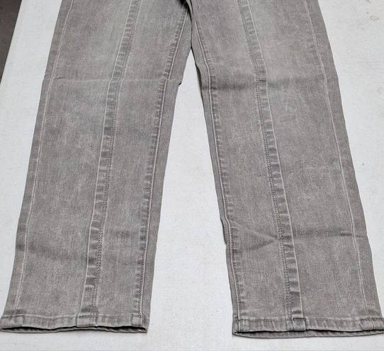 Skinny Girl December High-Rise Slim Straight Gray Jeans Size 28/6 New!