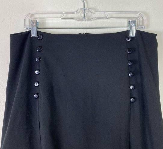 The Row M&J Collection Black Double Sailor Button Pencil Skirt Size 12