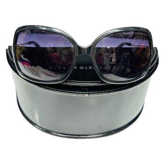 Marc by Marc Jacobs  Womens Sunglasses Square Frame Full Black Rim with Case