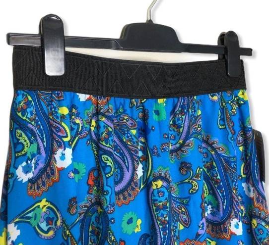 LuLaRoe  Lucy Blue Paisley Print Maxi Skirt NWT