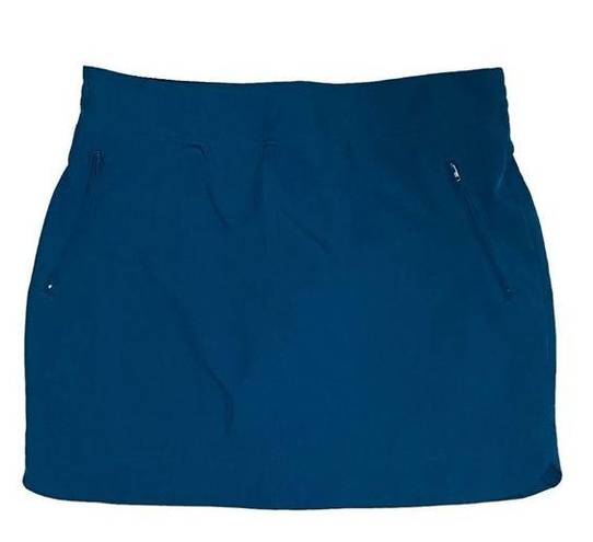 Orvis  Skort Womens Medium M Teal Blue Green Pull On Golf Tennis Athletic Sport