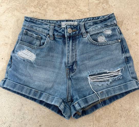 PacSun Ripped Mom Jean Shorts