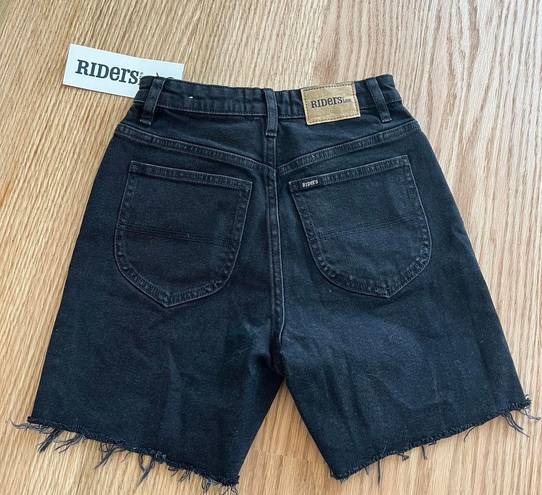 Riders By Lee Black Jean Shorts