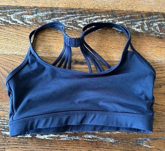 Marika tek Navy Strappy Sports Bra Size XS