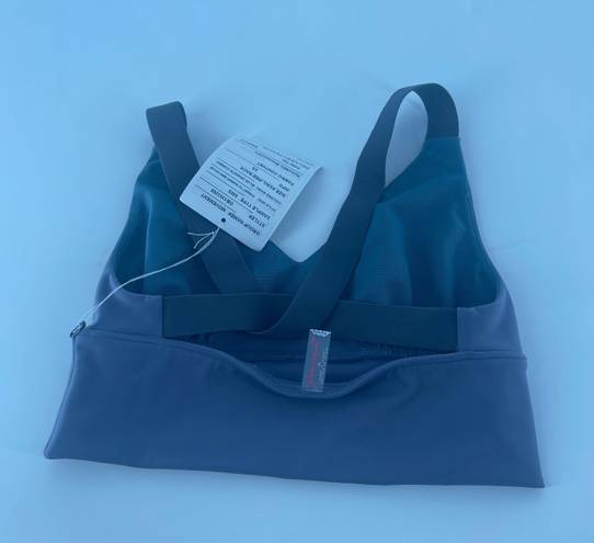 Free People Blue Solid Sport Bra