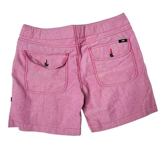 Vans  Off The Wall Juniors Women’s Pink Drawstring Close Shorts Size 5