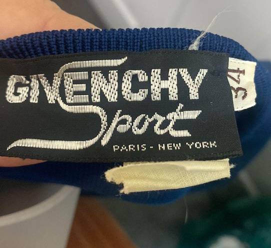 Givenchy Vintage  Sport Blue Top