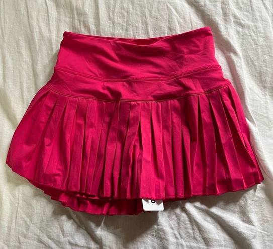 Hot Pink Pleated Tennis Skirt Size XS