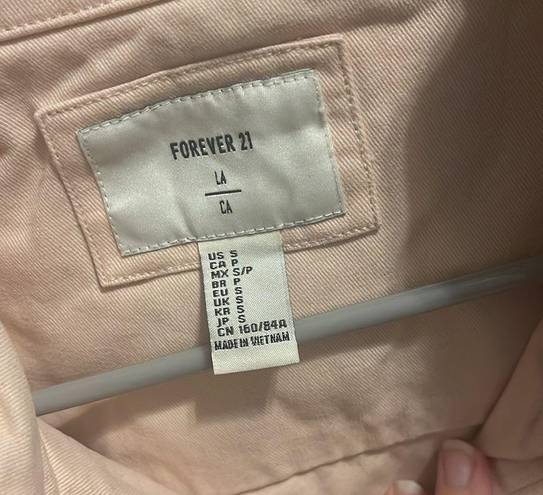 Forever 21  trench jacket pink