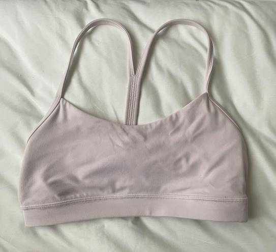 Lululemon light pink flow y bra 6