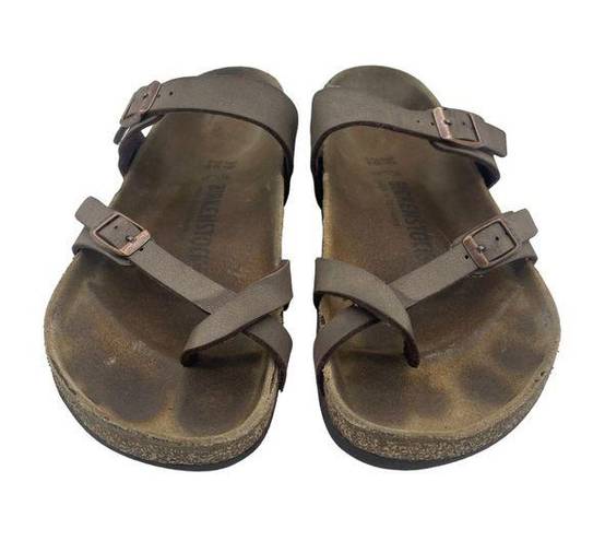 Birkenstock  Mayari Gray Toe Strap Sandals EU 39 US 8 - 8.5