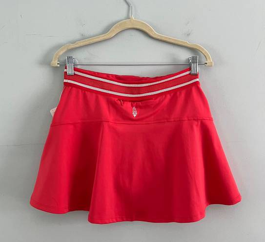 Free People Movement NWT  Round Robin Cayenne Red Tennis Skirt