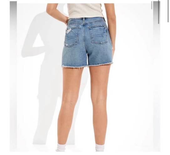 American Eagle Ripped Mom Jean Shorts 