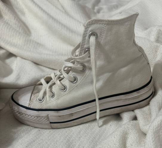 Converse White Platform