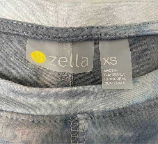 Zella  Soft Tie Dye Marble Washed Relaxed Tee X-Small