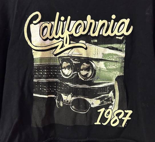 Obsessive Love California 1987 Cropped Graphic Tee