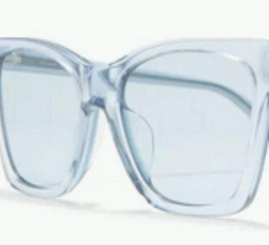 Alexander McQueen 54mm Square Sunglasses light blue