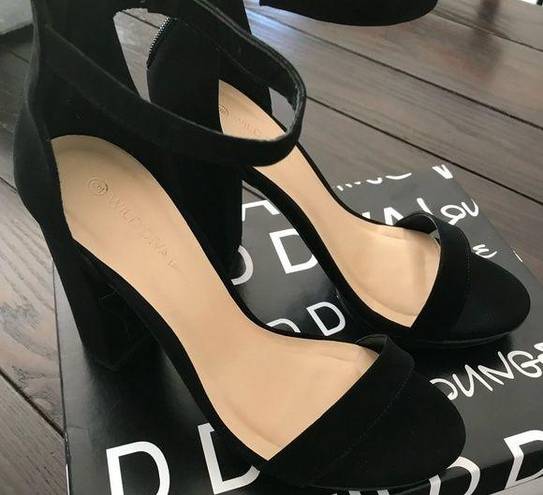 Wild Diva Lounge New With Tags, , Black Heels, Size 9