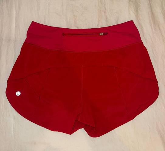 Lululemon Red Shorts 4”