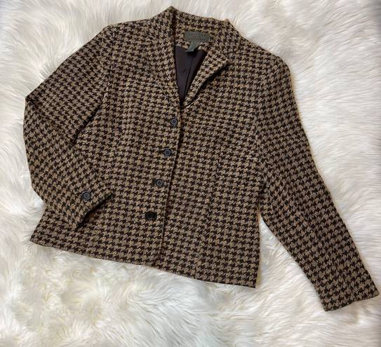 Houndstooth Vintage  Blazer Jacket